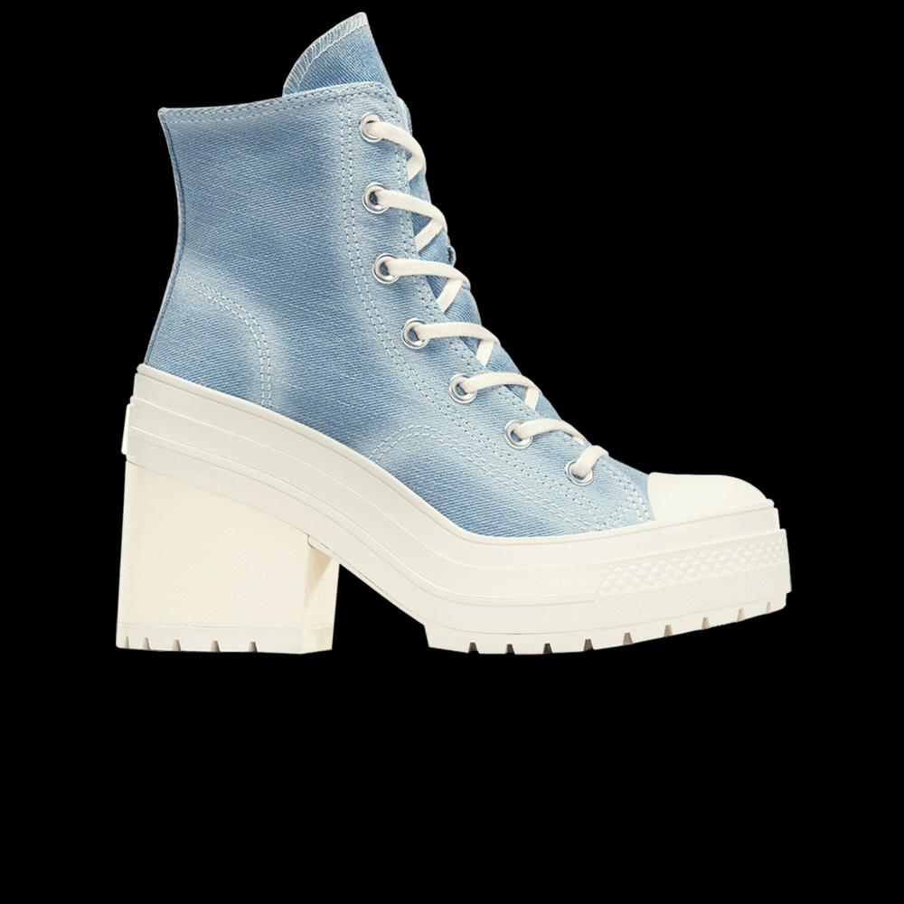 Кроссовки Converse Wmns Chuck 70 De Luxe Heel High 'Distressed Navy Denim' 1