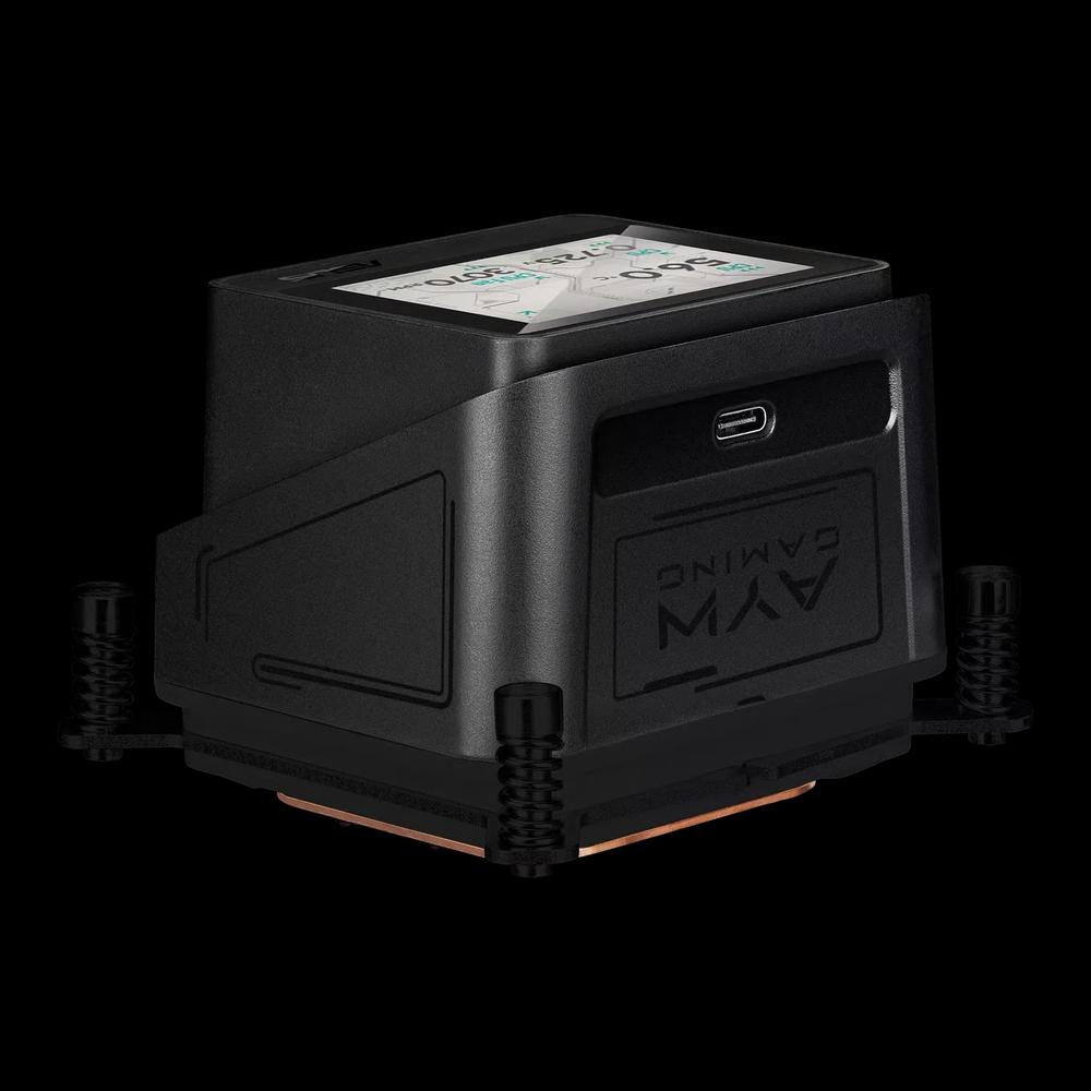 ASUS AYW Gaming LC 360 ARGB LCD 360mm водяное охлаждение - чёрный 6