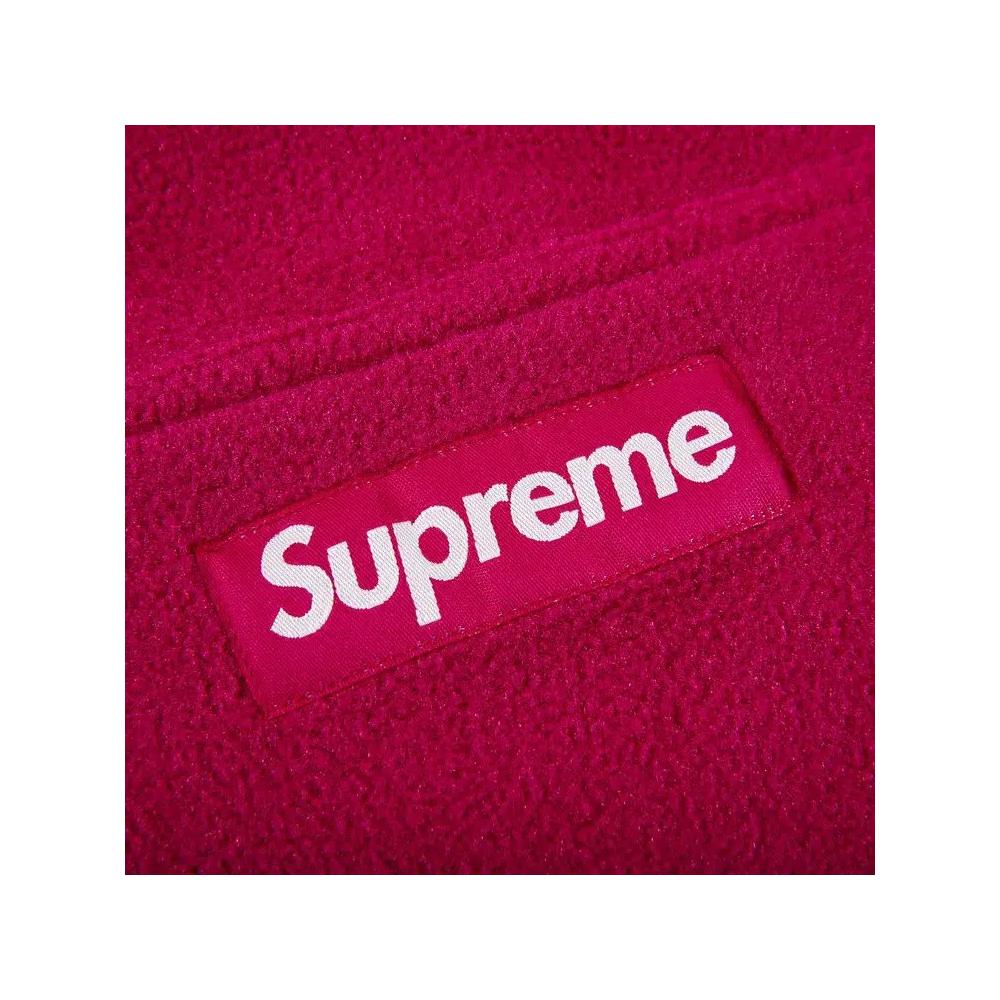 Худи Supreme Polartec Hooded Sweatshirt 'Magenta' 2