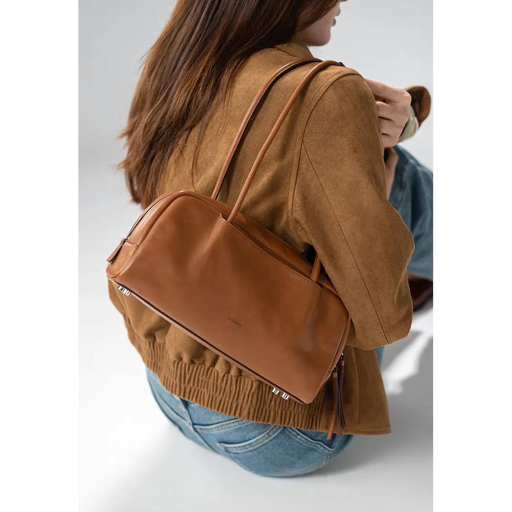 Сумка TONA Pocket East West Boston - карамель 7