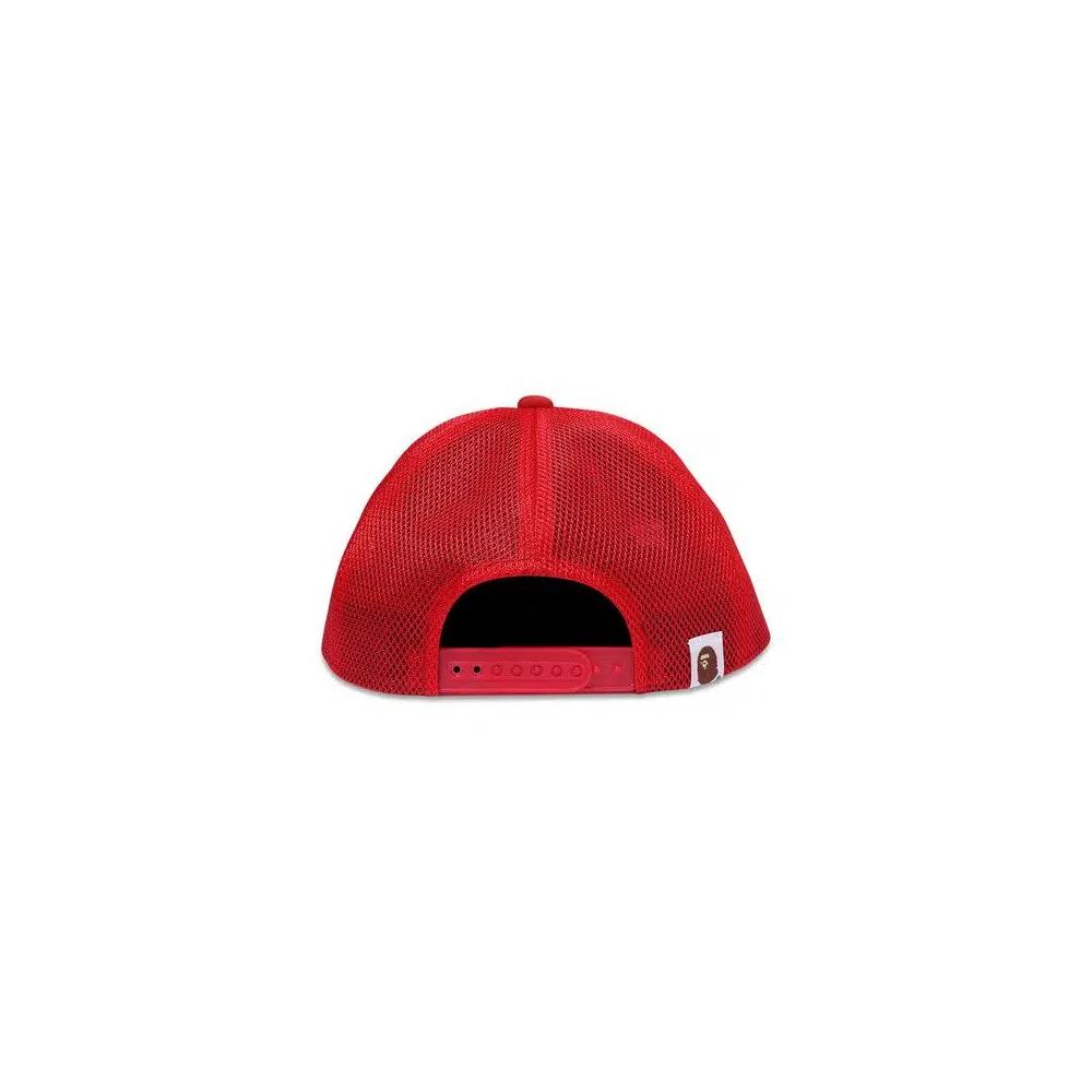 Кепки-дальнобойщики BAPE Color Camo Nyc Logo Mesh Cap 'Red' 2