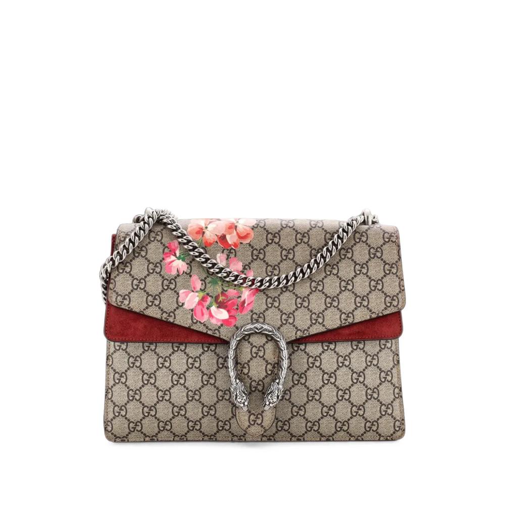 Сумка на плечо Dionysus Bag Blooms Print GG Coated Canvas Medium 1