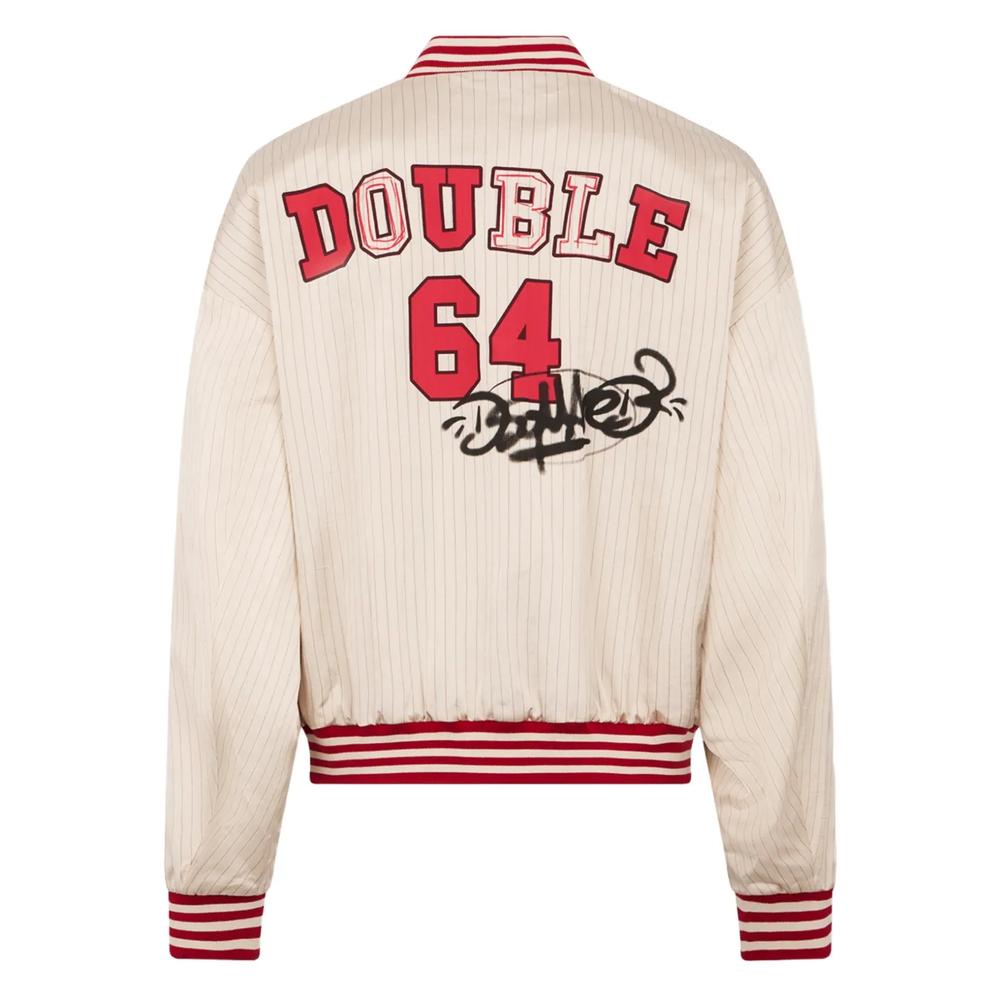 Бомбер Baseball 80's в тонкую полоску 2