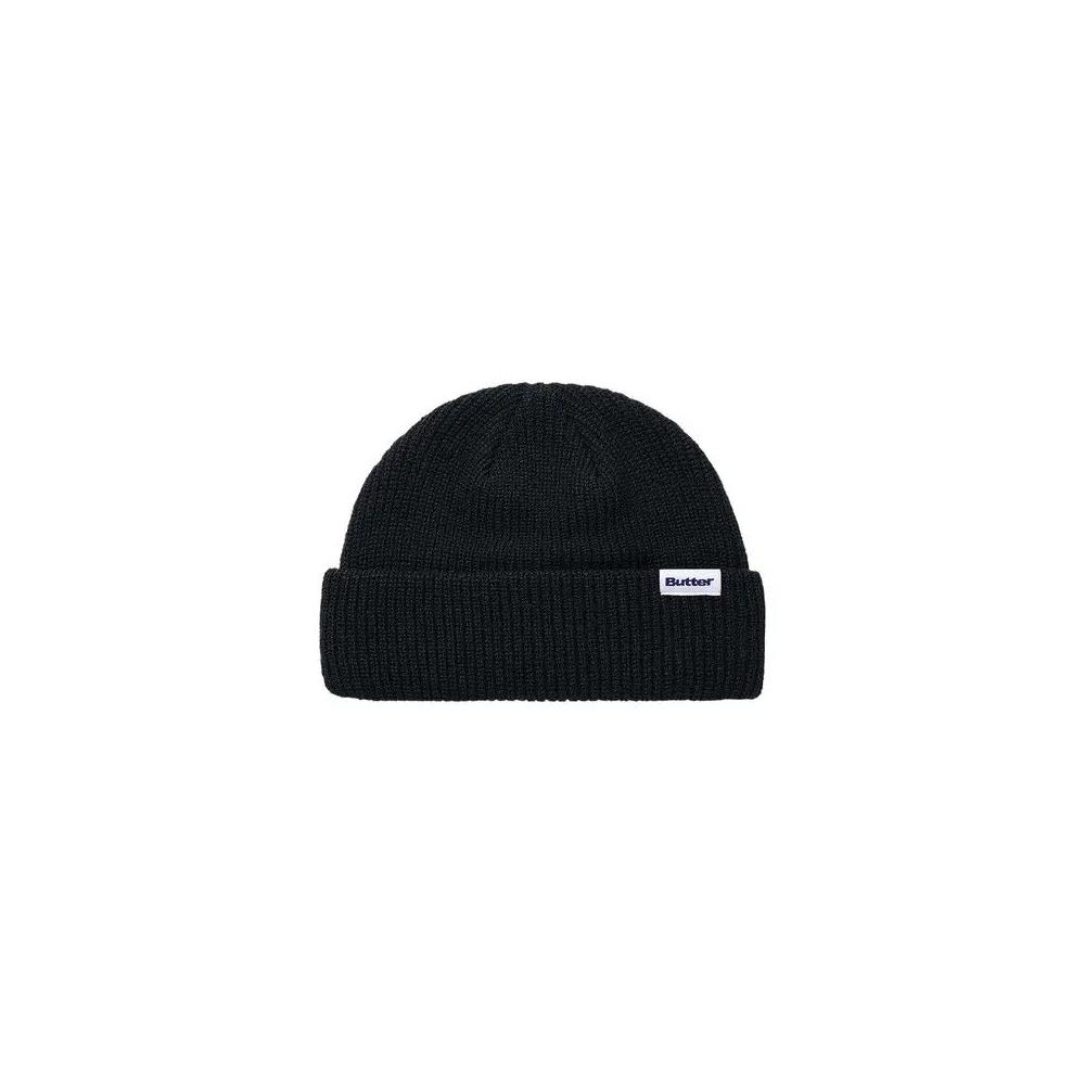 Шапки-бини Butter Goods Wharfie Beanie 'Black' 1