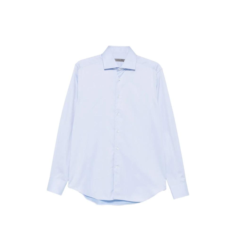 spread-collar button-up shirt 1