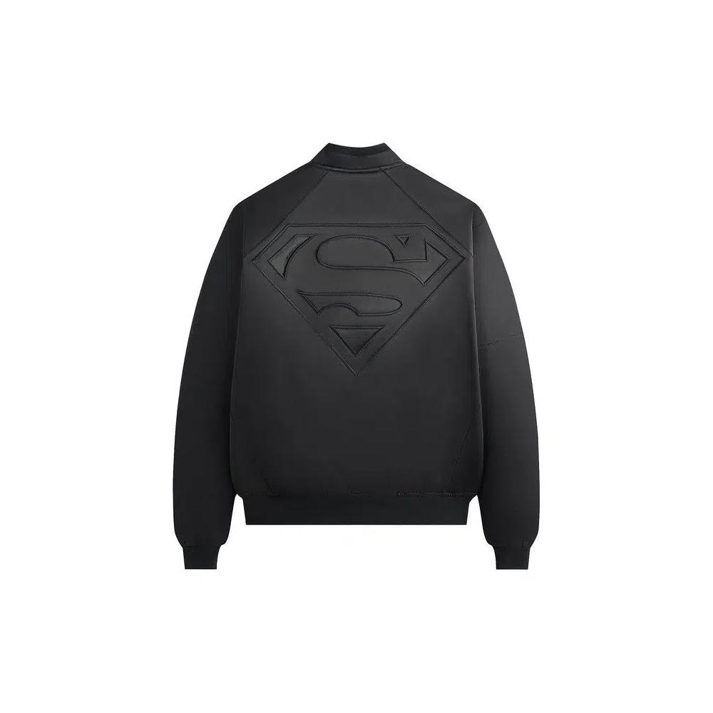 Верхняя одежда Kith x Superman Satin Bomber Jacket 'Black' 2