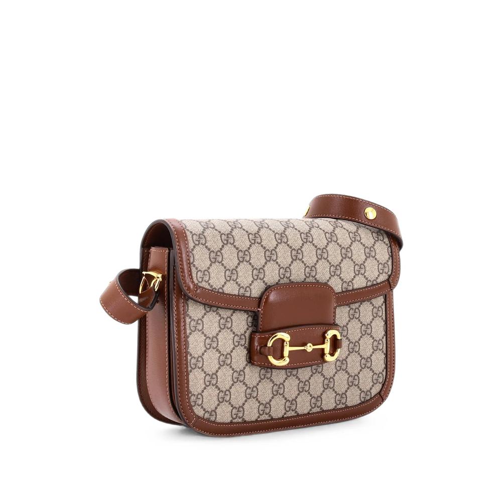 Horsebit 1955 Shoulder Bag GG Coated Canvas with Leather Small crossbody bag 3