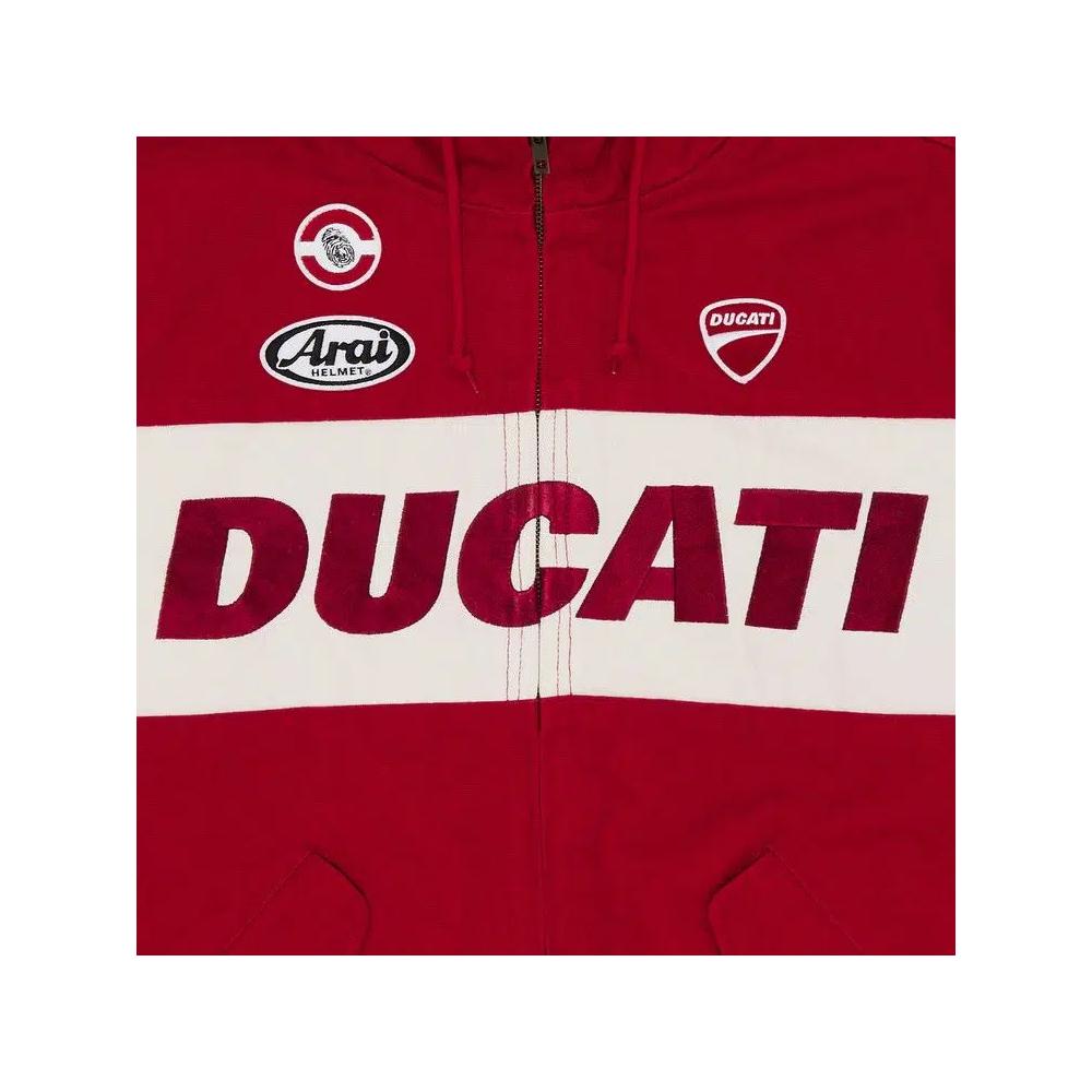 Верхняя одежда Supreme x Ducati Hooded Racing Jacket 'Red' 3