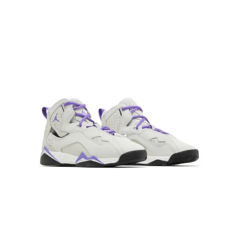 Кроссовки Air Jordan True Flight GS 'Base Grey Purple Venom' 8