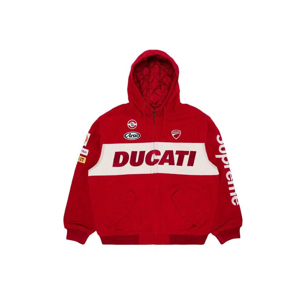 Верхняя одежда Supreme x Ducati Hooded Racing Jacket 'Red' 1