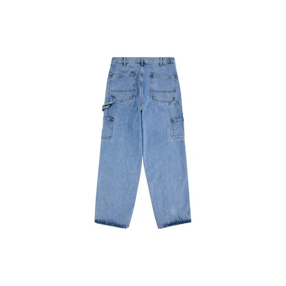 Низ Supreme Double Knee Painter Pant 'Washed Indigo' 2