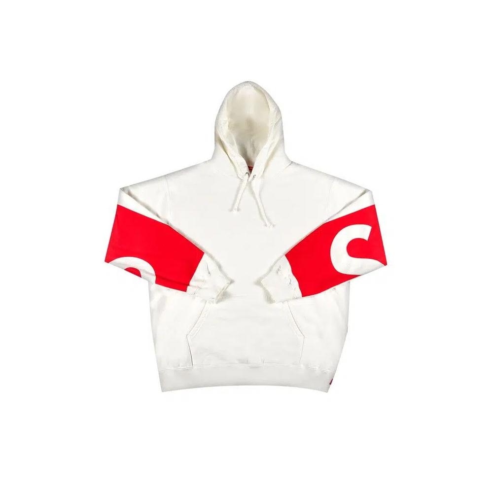 Худи Supreme Big Logo Hooded Sweatshirt 'White' 1