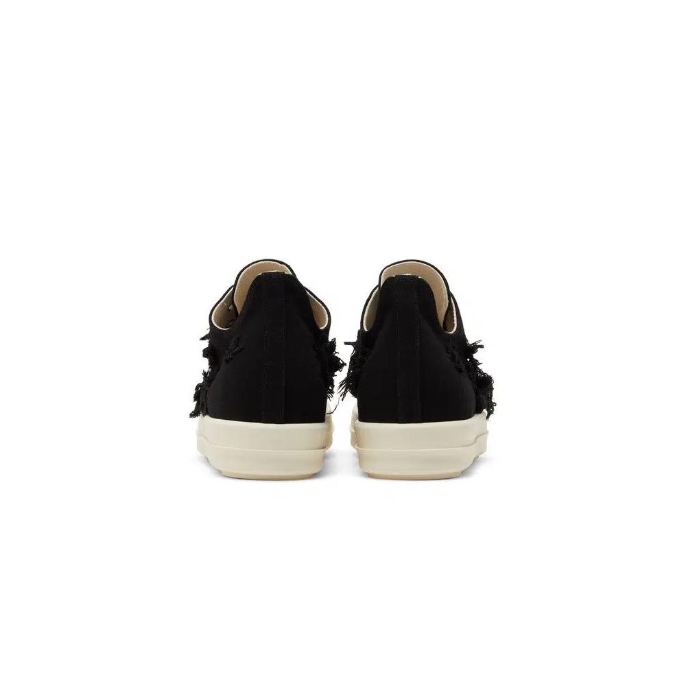 Кроссовки Rick Owens DRKSHDW Strobe Cotton Denim Slashed Low 'Чёрное молоко' 6