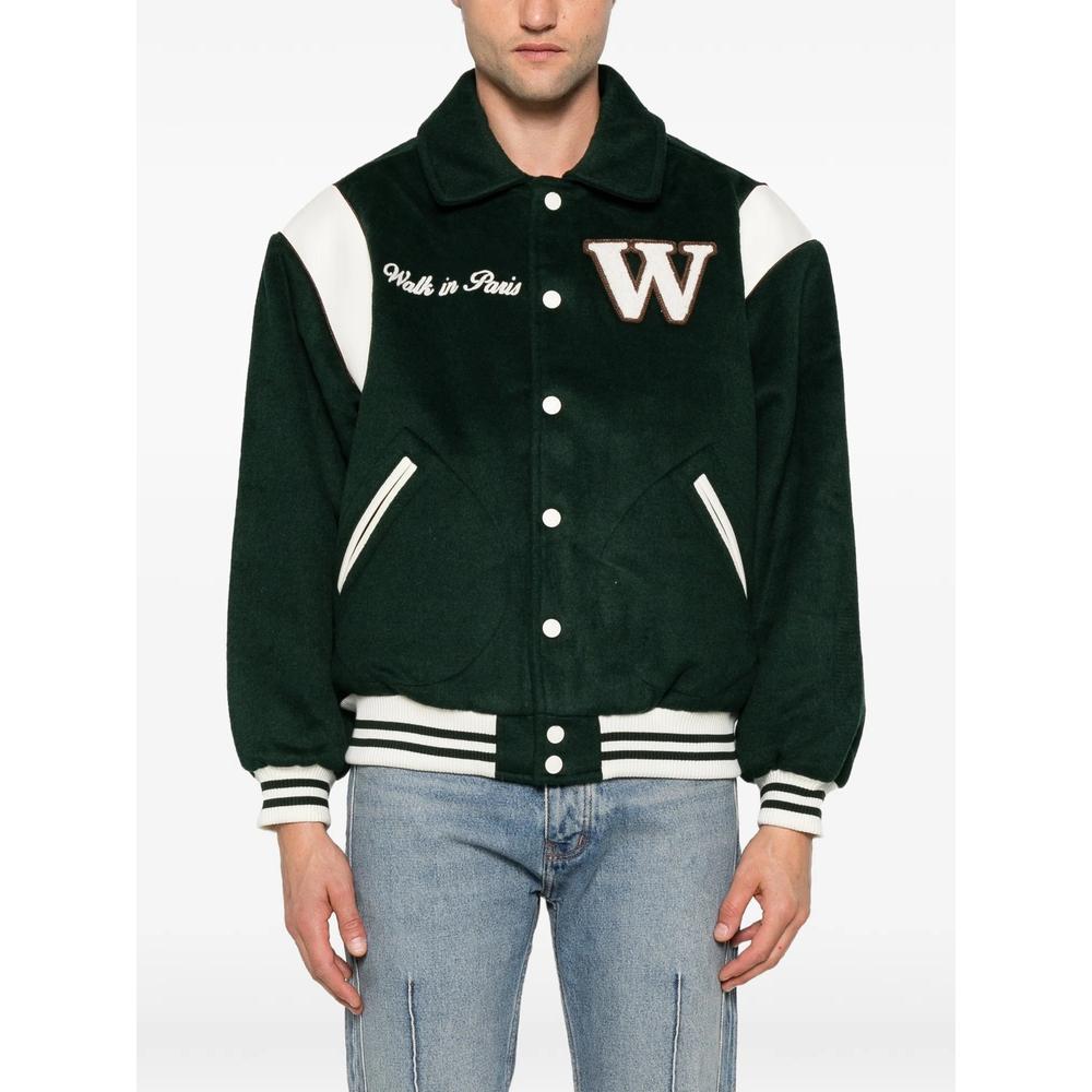 logo-patch panelled jacket 2