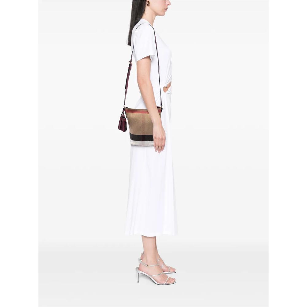 Сумка-ведро Mini Mega Check Canvas Ashby Tassel (2000-2017 годы) 2