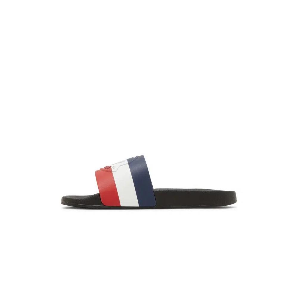 Слайды Moncler Basile Pool Slide «Черный Триколор» 3