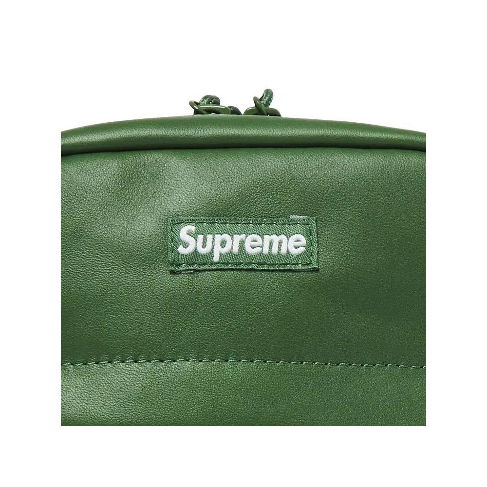 Сумки через плечо Supreme Leather Shoulder Bag 'Green' 3