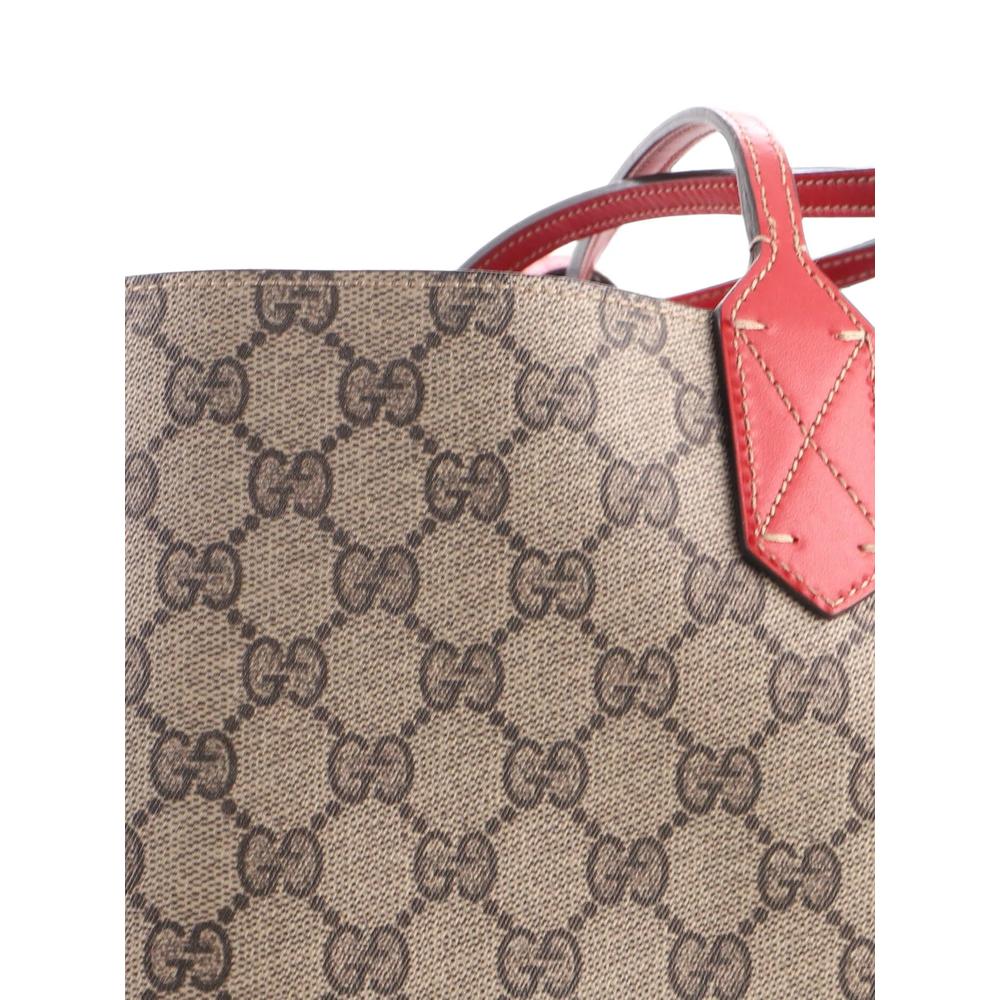 Reversible GG Print Leather Large tote bag 5
