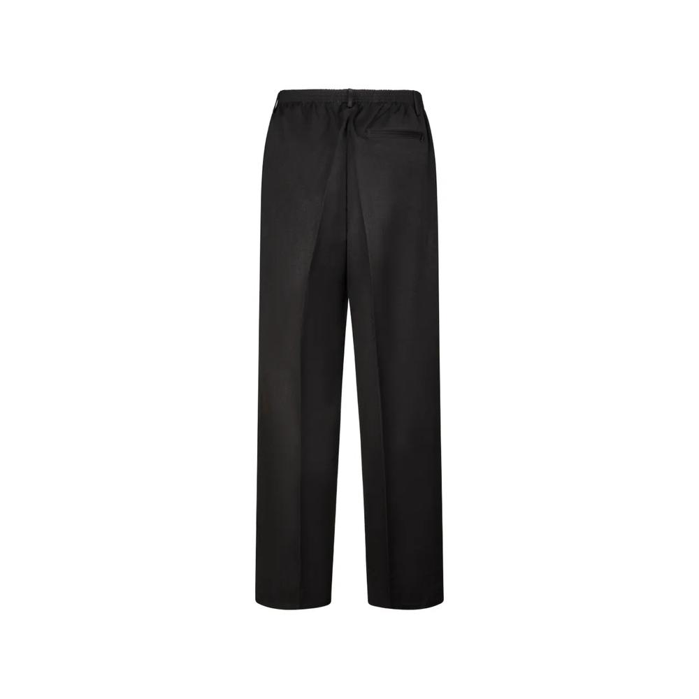 pleated elasticated-waistband trousers 2