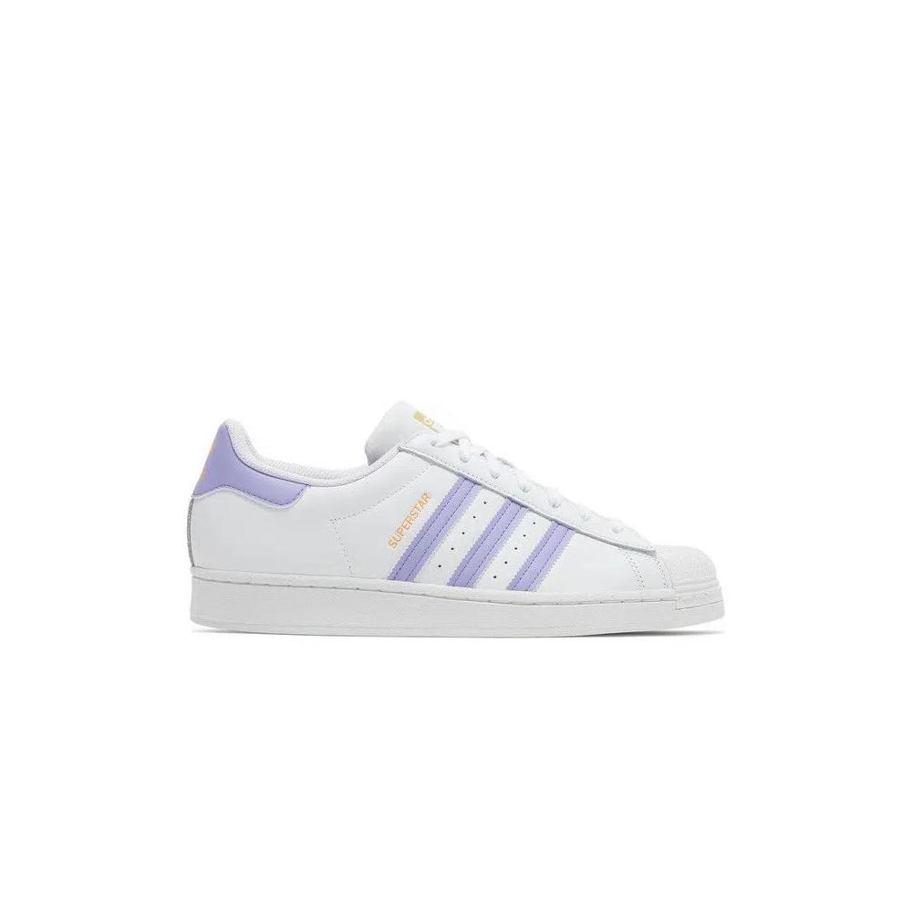 Кроссовки Adidas Superstar 'White Light Purple' 1