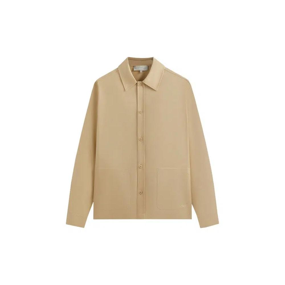Овершерты Kith Silk Cotton Long-Sleeve Boxy Collar Overshirt 'Arete' 1