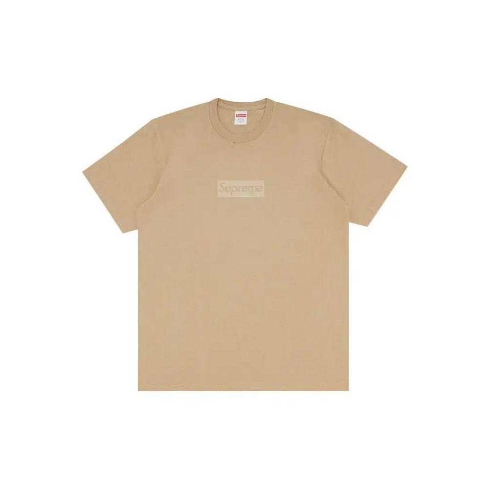Футболки Supreme Tonal Box Logo Tee 'Хаки' 1