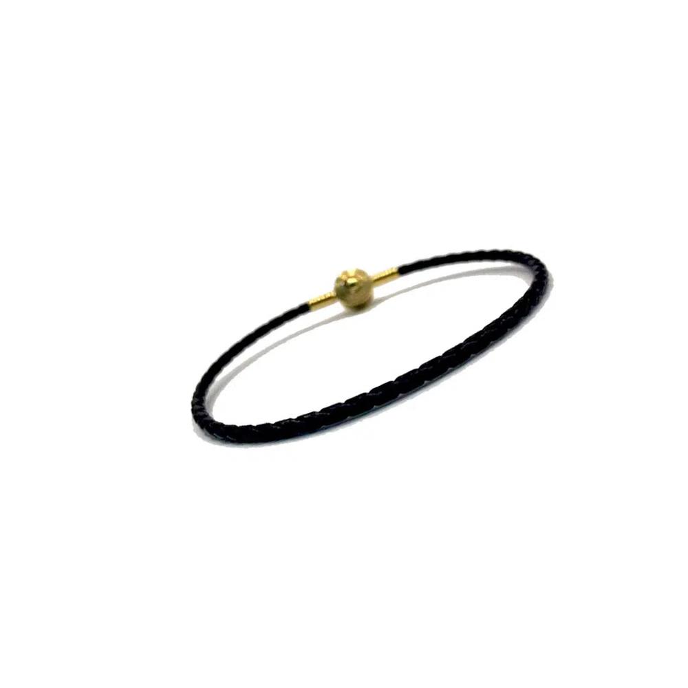LITZ Кожаный браслет (2,5 мм) BR03black 3