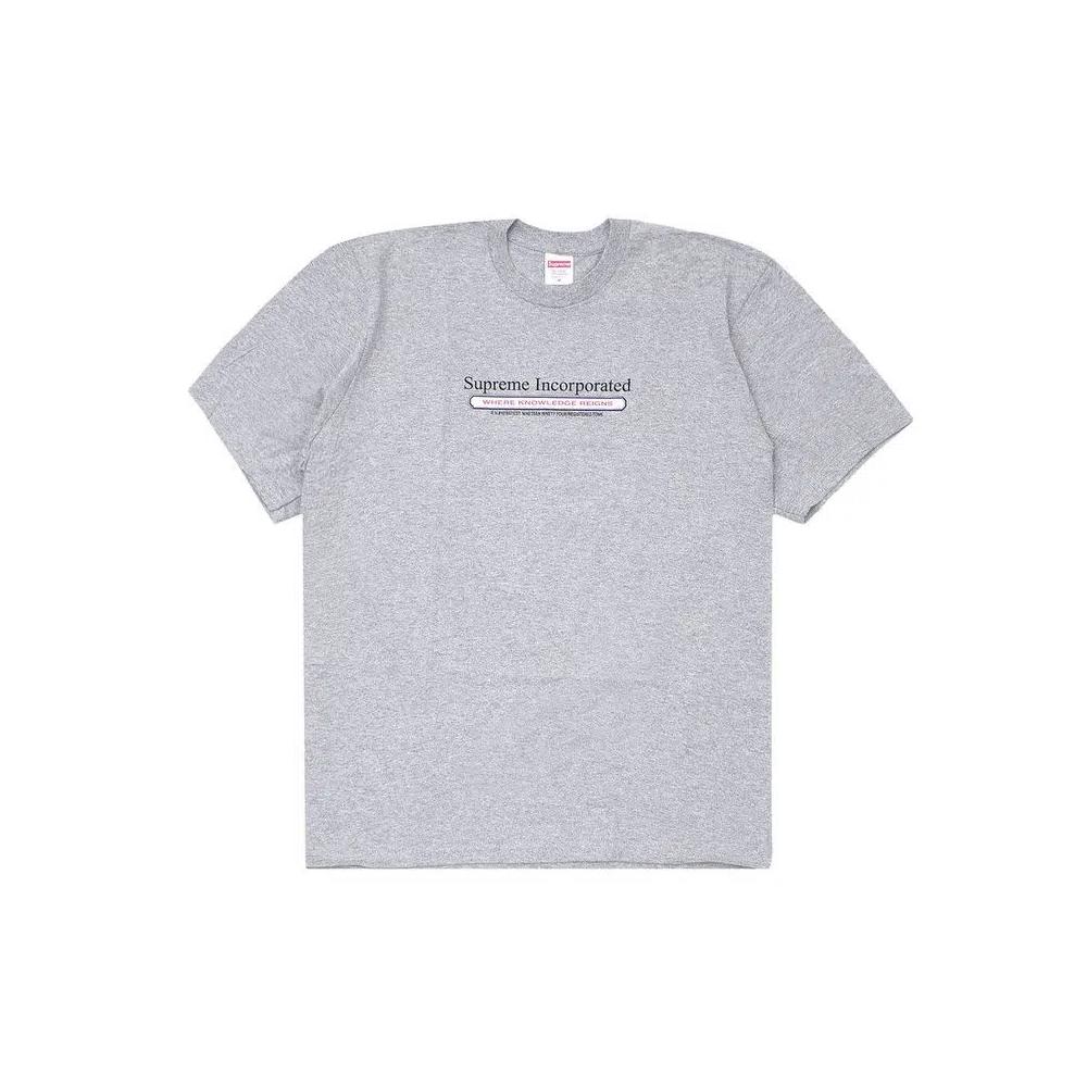 Футболки Supreme Inc. T-Shirt 'Heather Grey' 1