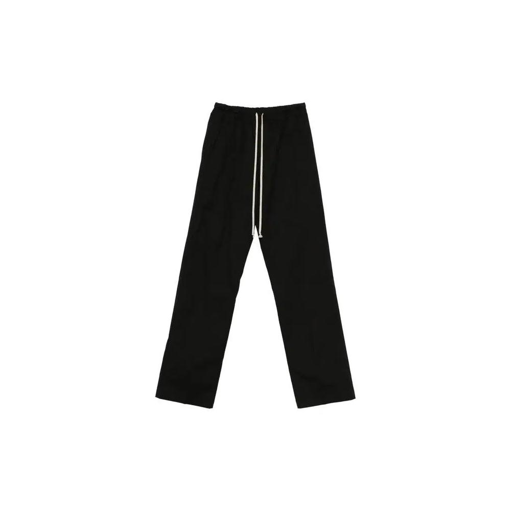 Низ Rick Owens Heavy Poplin Dietrich Drawstring Pant 'Black' 1