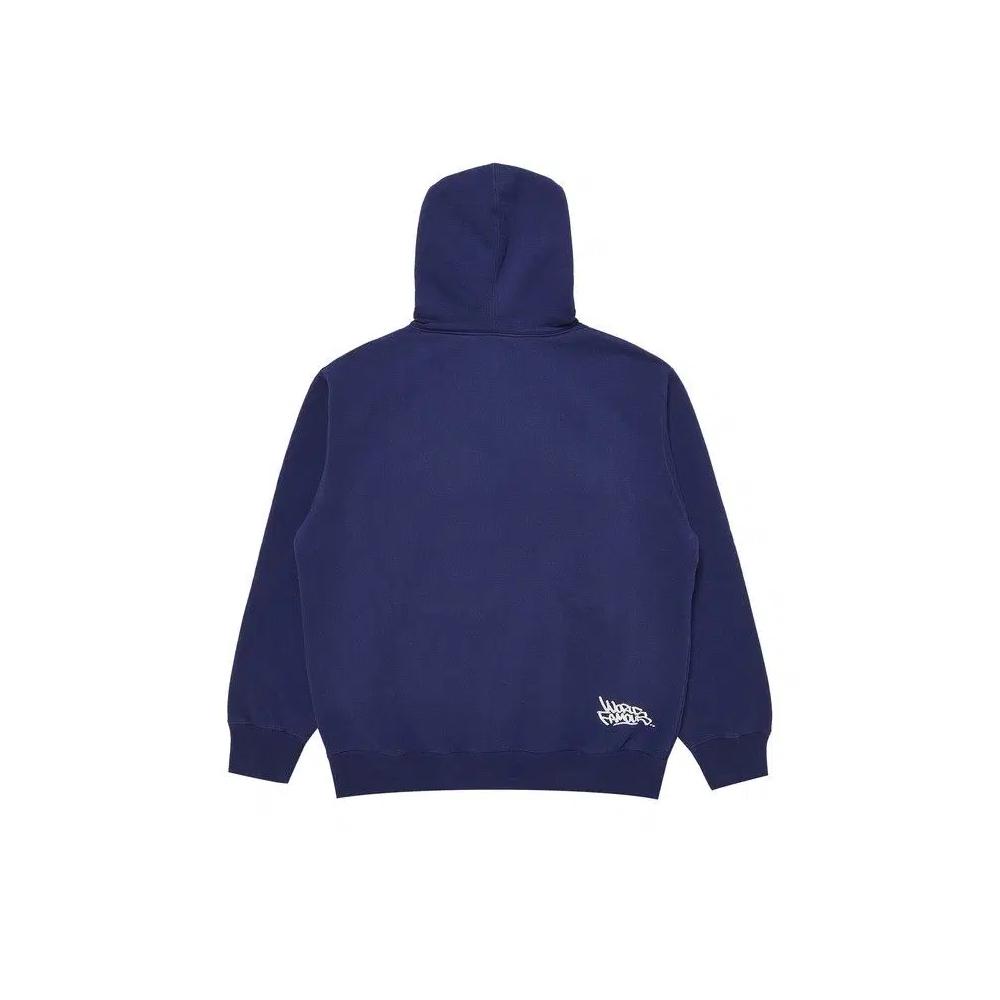 Худи Supreme Handstyle Hooded Sweatshirt 'Washed Navy' 2