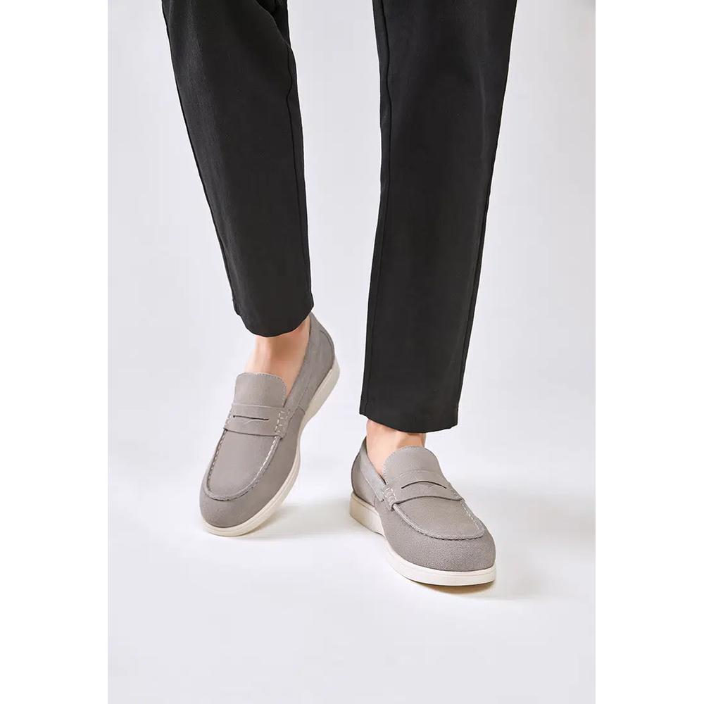 Cow Suede Лоферы-пенни KB8848-2 3
