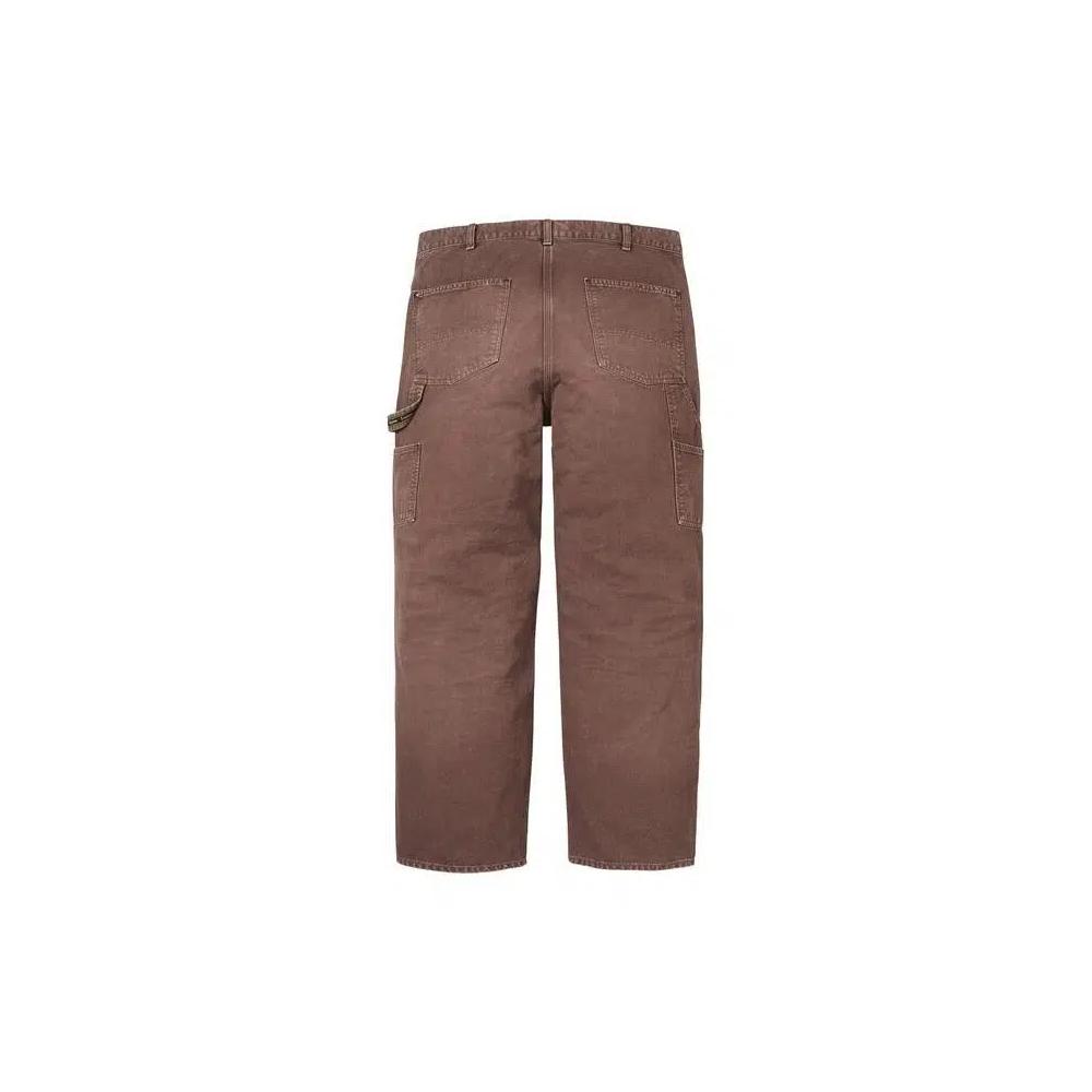 Брюки Supreme Worn Double Knee Painter Pant 'Brown' 2