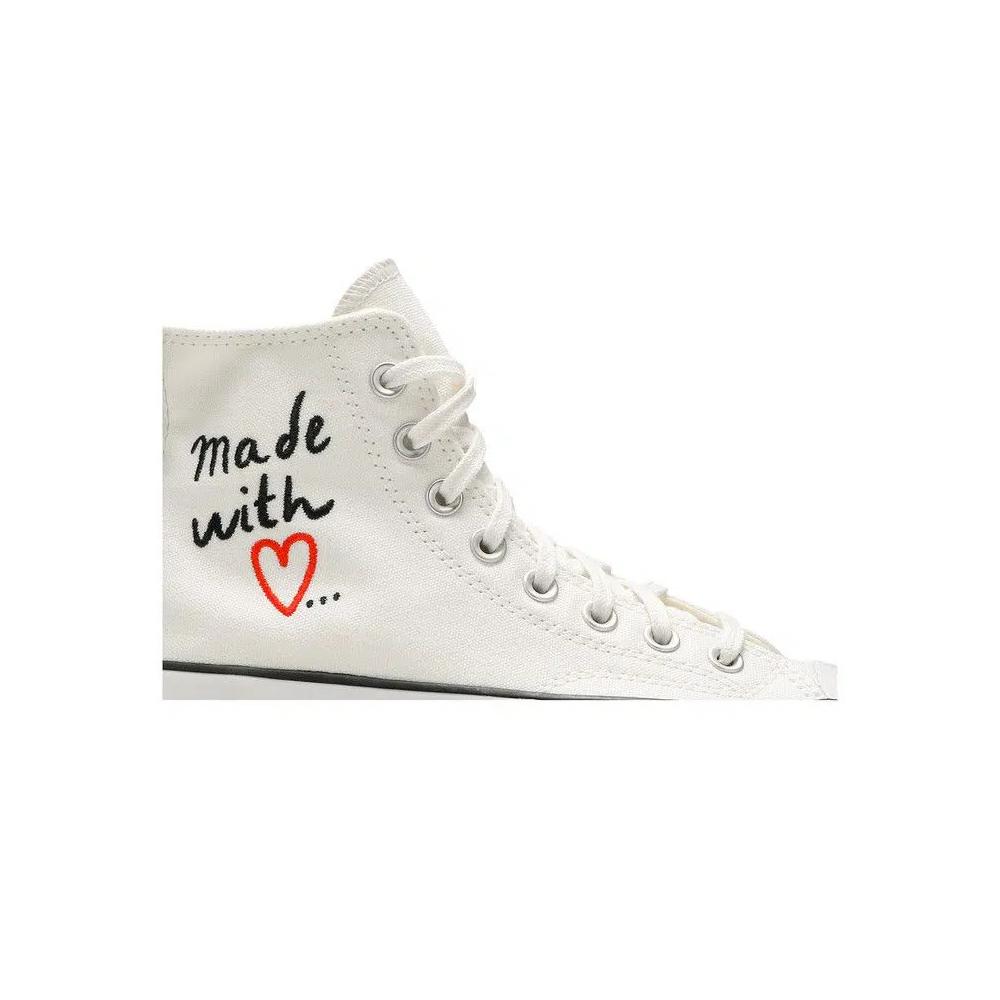 Лайфстайл Converse Wmns Run Star Hike High «Made With Love — White» 2