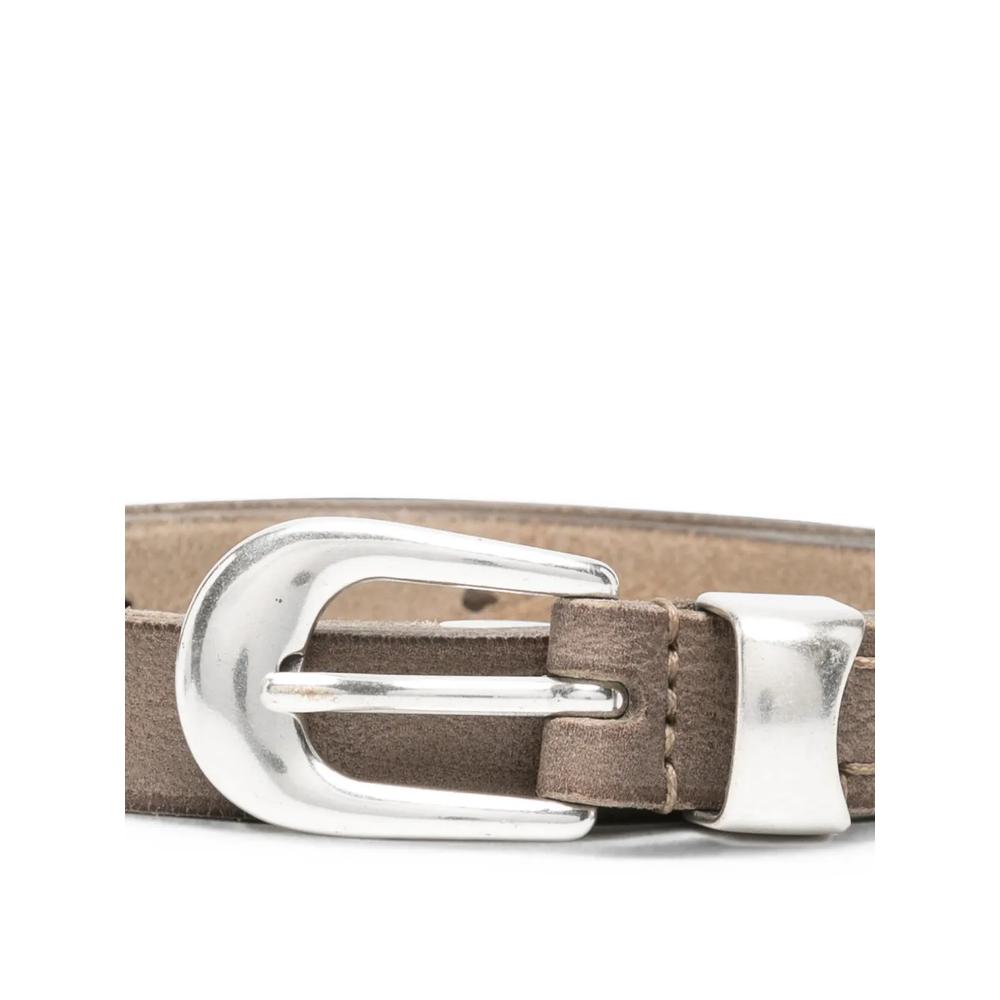 buckle-fastening leather belt 2