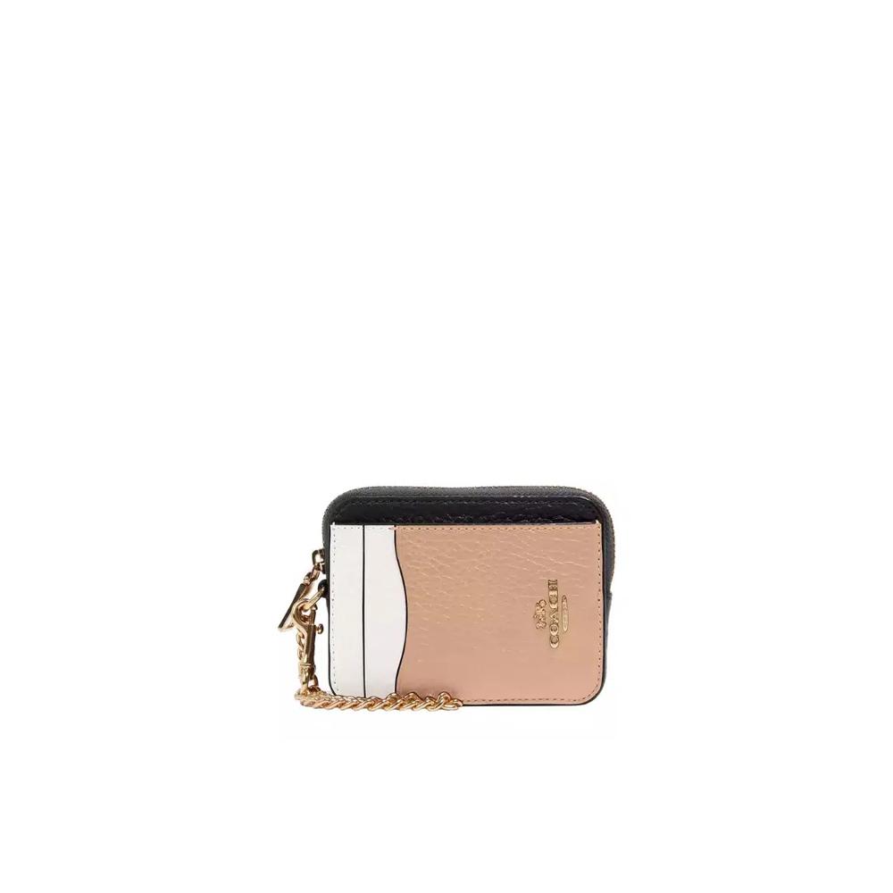 Картхолдер Coach Zip Card Case C1886 In Chalk Multi 1