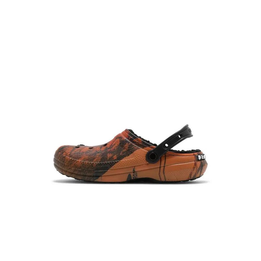 Сабо Pleasures x Crocs Dylan Clog 'Оранжевый камуфляж' 3