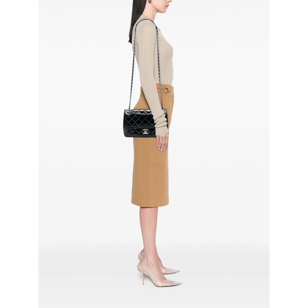Маленькая сумка через плечо Quilted Patent Coco Shine Flap (2014-2015 годы) 2
