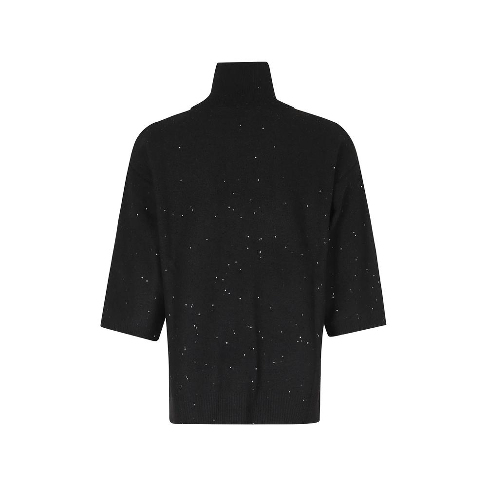 sequin-embellished roll-neck sweater 2