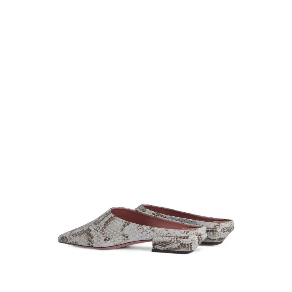 Belle snakeskin-effect mules 3