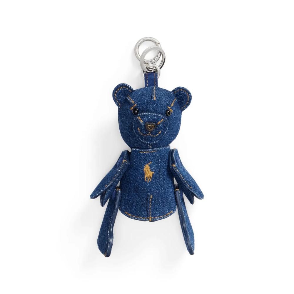 Джинсовая подвеска для сумки Polo Bear 1
