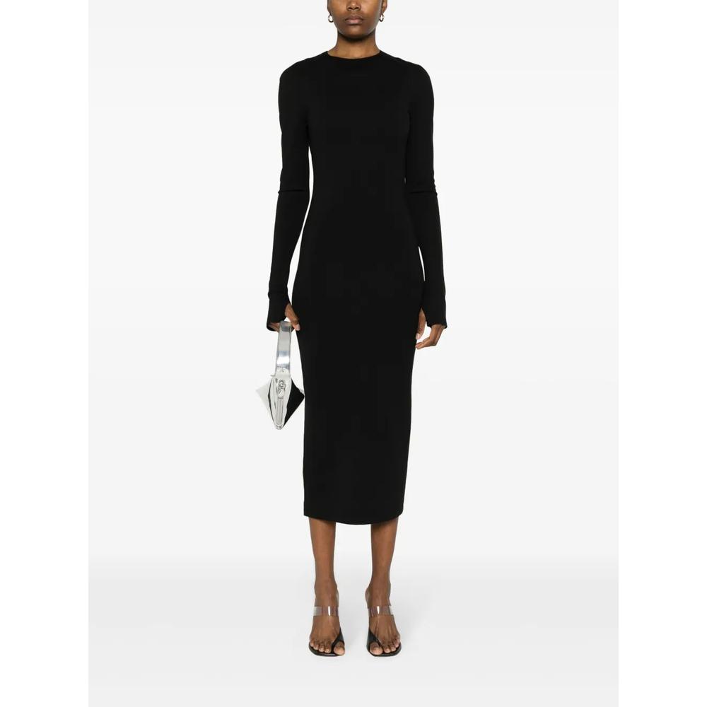 Платье миди с вырезом 2