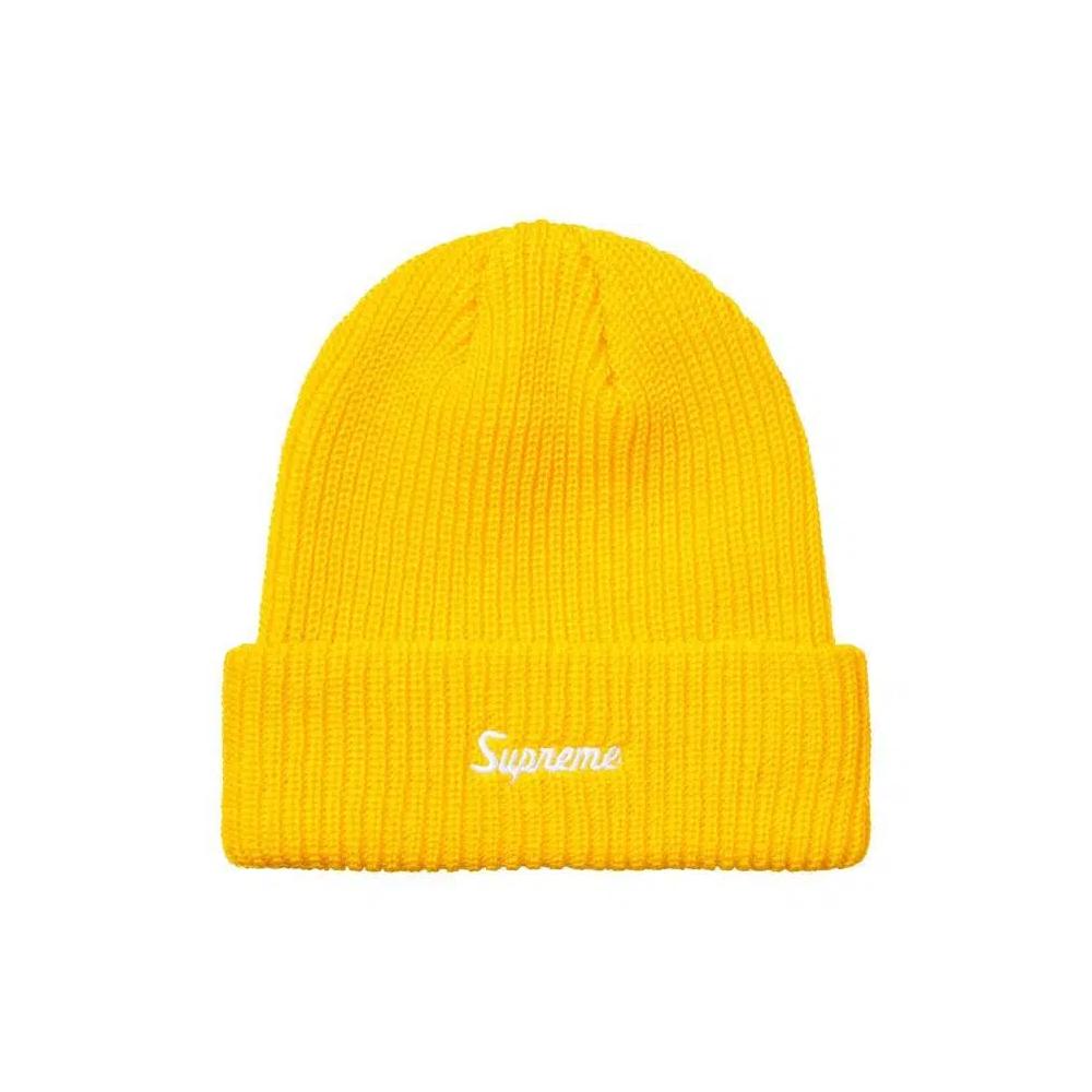 Шапки Supreme Loose Gauge Beanie 'Yellow' 1