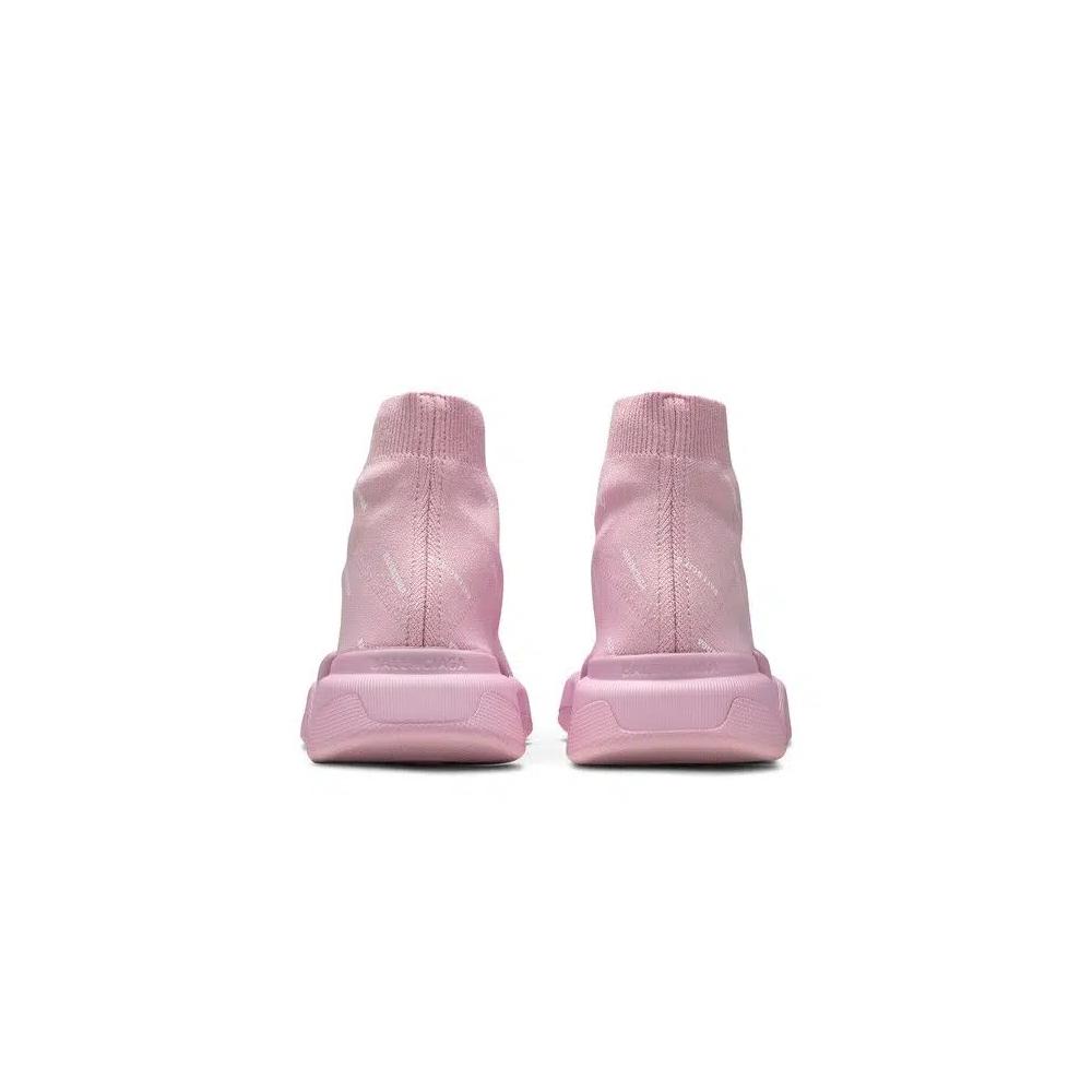 Кроссовки Balenciaga Wmns Speed 2.0 Sneaker 'Allover Logo - Мягкий розовый' 6