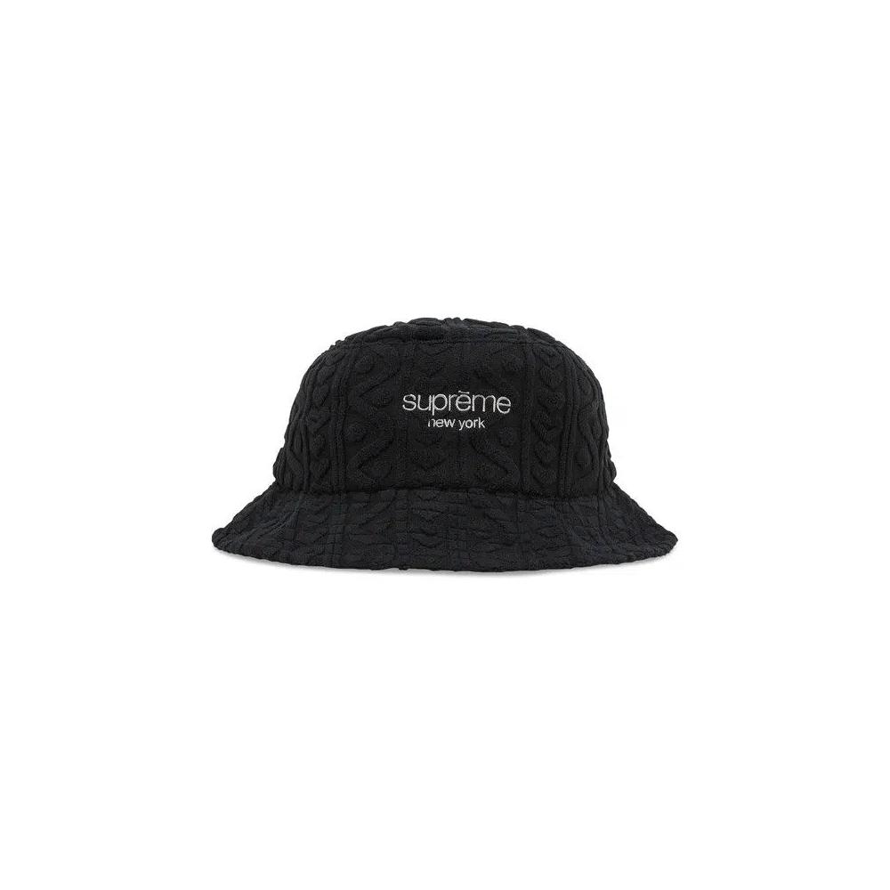 Шапки Supreme Terry Pattern Crusher 'Black' 1