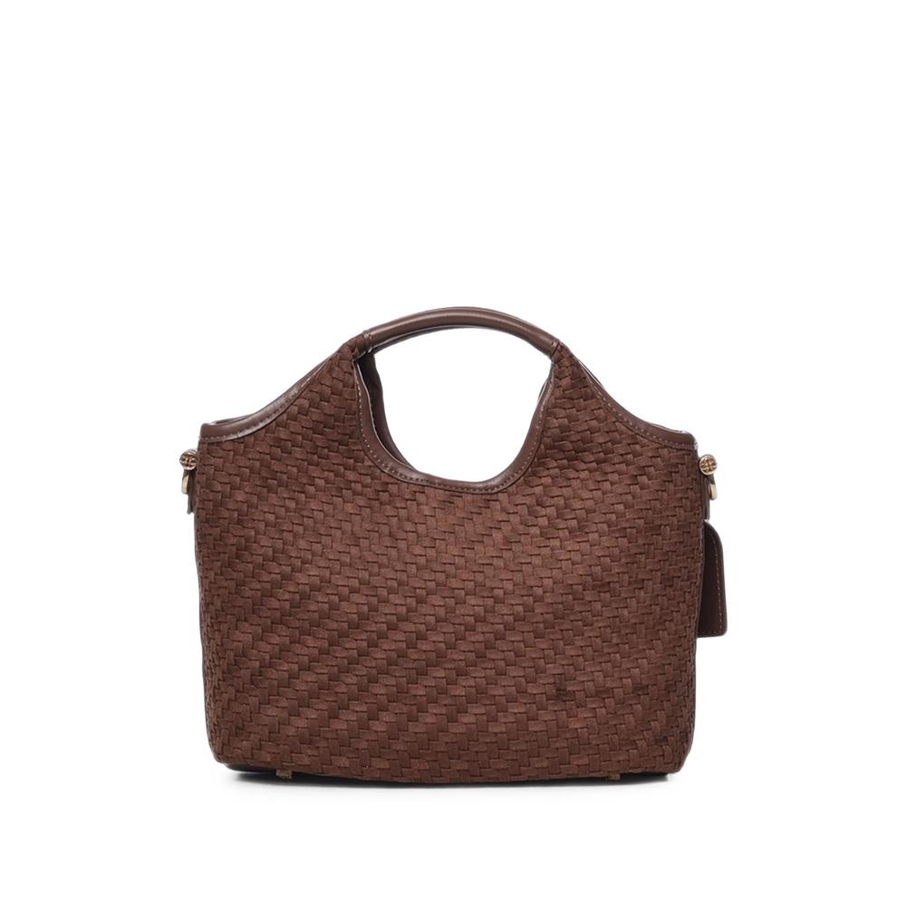 Zelda woven-effect shoulder bag 2