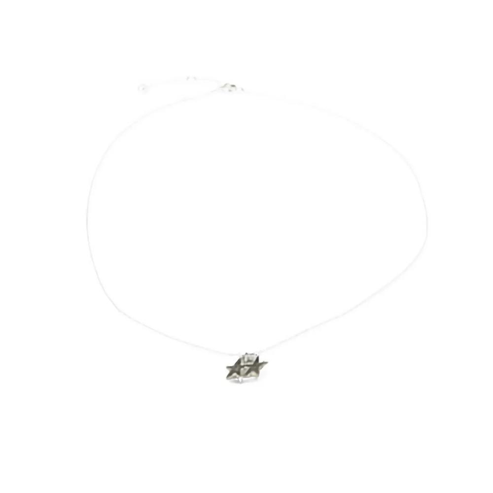 Tilted star-pendant necklace 2
