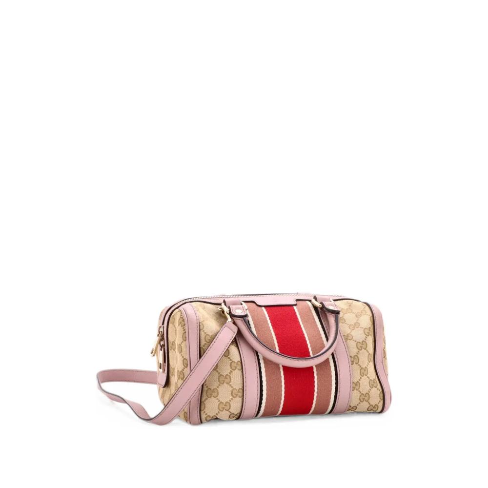 Маленькая сумка-сэтчел Vintage Web Boston Bag GG Canvas 2
