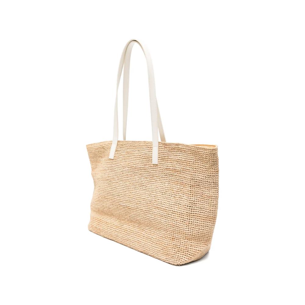 Сумка на плечо Raffia City с логотипом 2