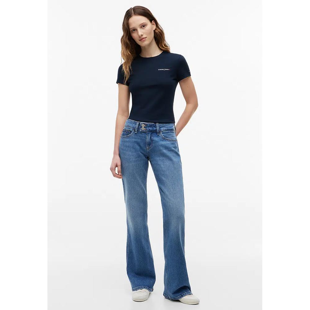 Футболка с логотипом, облегающая - Tommy Jeans 4
