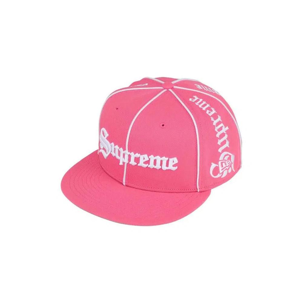 Кепки Supreme Piping Script New Era 'Розовый' 1